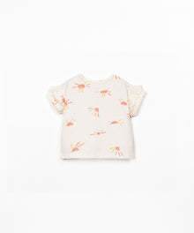 T-SHIRT DI MAGLIA CON STAMPA ANTI-UV