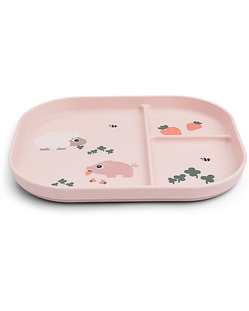 Piatto con Scomparti Tiny Farm - 100% PP Alimentare