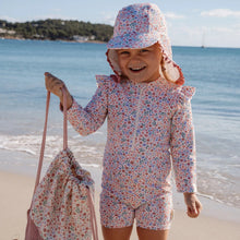 Costume da Bagno a Maniche Lunghe 'Dreamy Flowerfield' (Protezione UPF40+)
