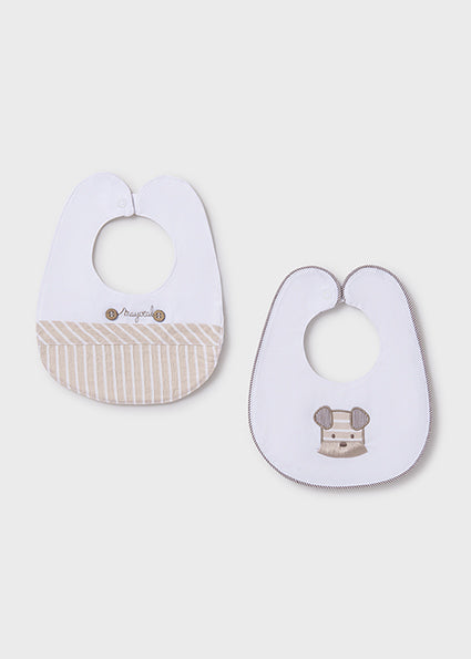 Set 2 bavaglini neonato