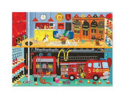 Puzzle 24 pezzi - con scatola a forma di edificio