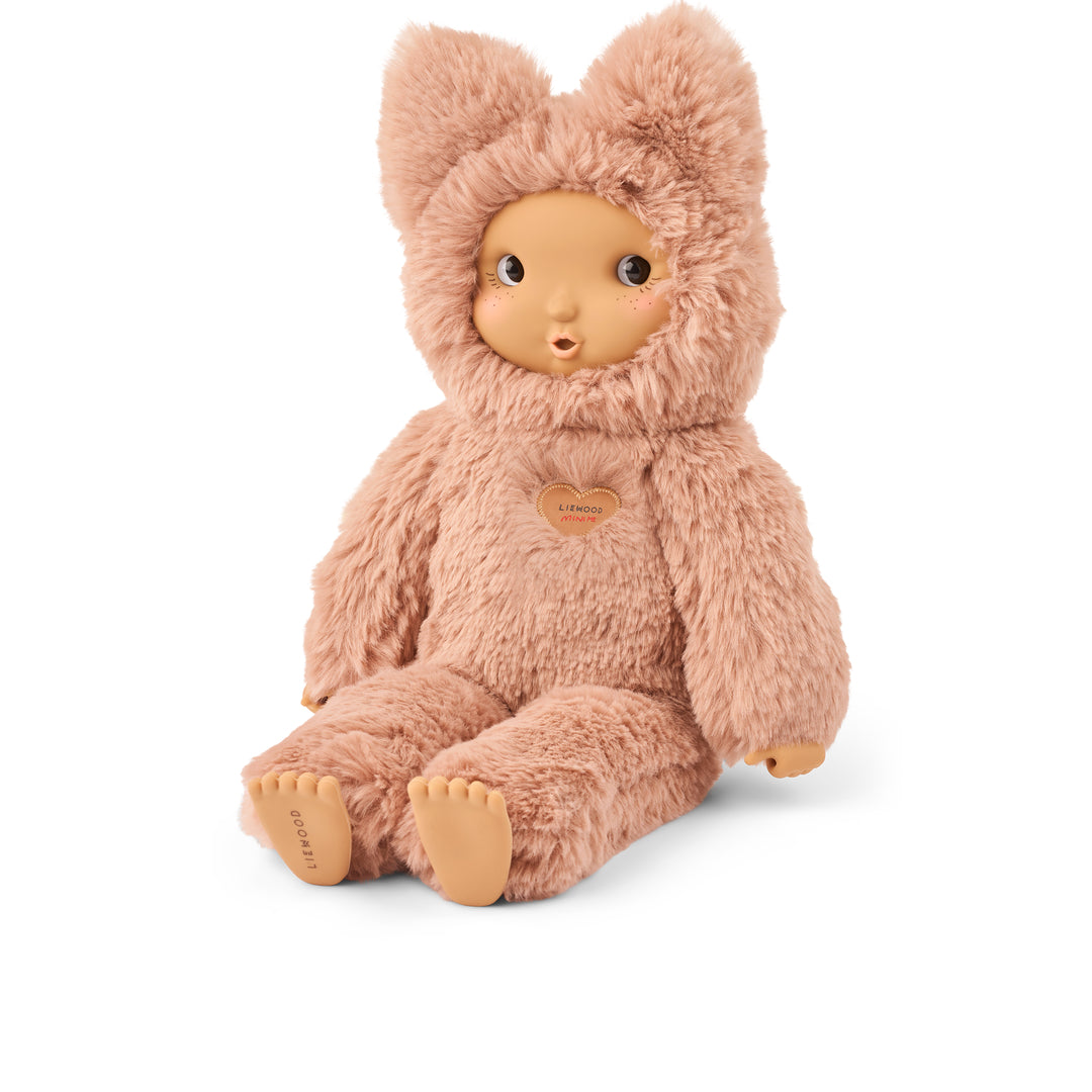 Bambola di Pezza e Peluche Cleo la Gattina (in Shearling Riciclato GRS - 41 cm)