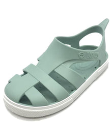 Bioty sandalo da spiaggia in gomma - Pastel Green/White