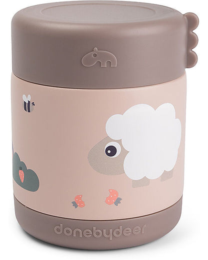 Thermos Porta Pranzo in Acciaio Inox 'Tiny Farm' Done by Deer (300ml)