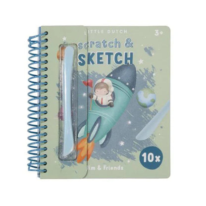 Libro scratch & sketch - jim & friends