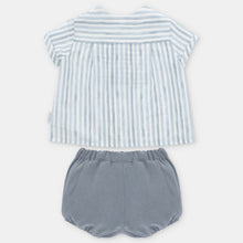 COMPLETO CAMICIA & PANTALONI IN TESSUTO BAMBINO SU