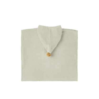 Accappatoio poncho so cute - 3-5anni - cotone biologico