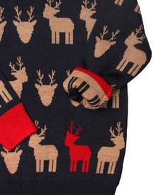 Maglione natalizio bambini in pura lana merino