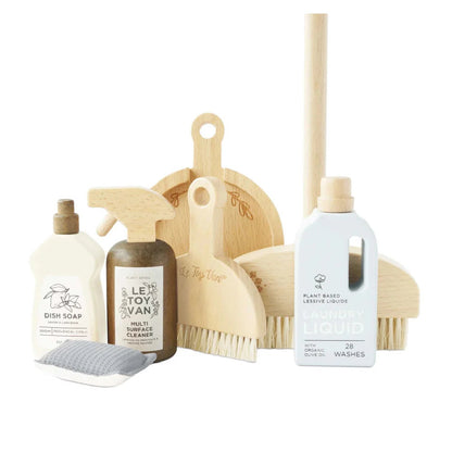 Set per la Pulizia Ecologico in Legno Le Toy Van - 7 pezzi