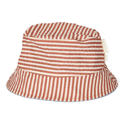 Cappellino alla Pescatora 'Ocean Splash' (Reversibile in Seersucker e Ripstop)