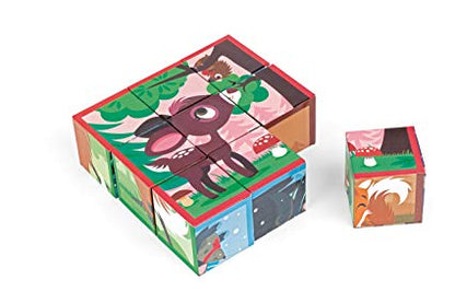 Primi cubetti della foresta in cartone - 9 pezzi