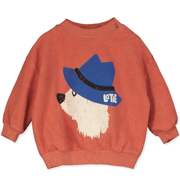 TEDDY BABY SWEATSHIRT(TEDDY FLEECE) CHILL DOG