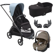 Bugaboo - Trio Bugaboo Drangonfly con ovetto Pebble Pro2