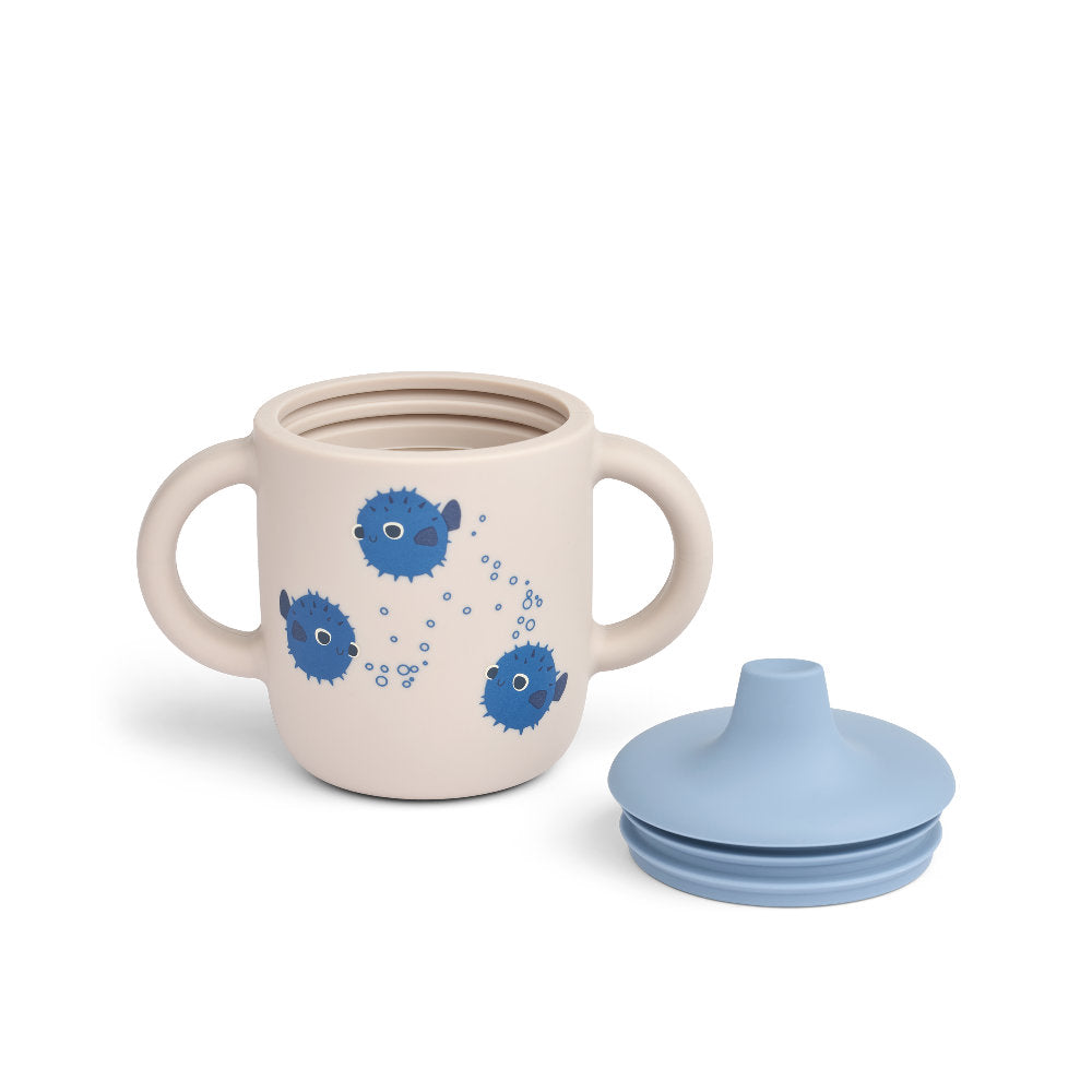 Tazza in Silicone Neil con Beccuccio e Manici -Ideale per Bambini
