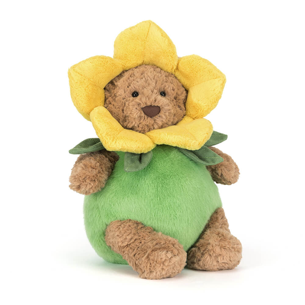 Peluche morbido Orso Bartolomeo Fiore narciso - Bartholomew Bear Daffodil Outfit