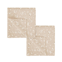 Mussola 60x60cm - Set da 2 pezzi - in Bamboo e cotone