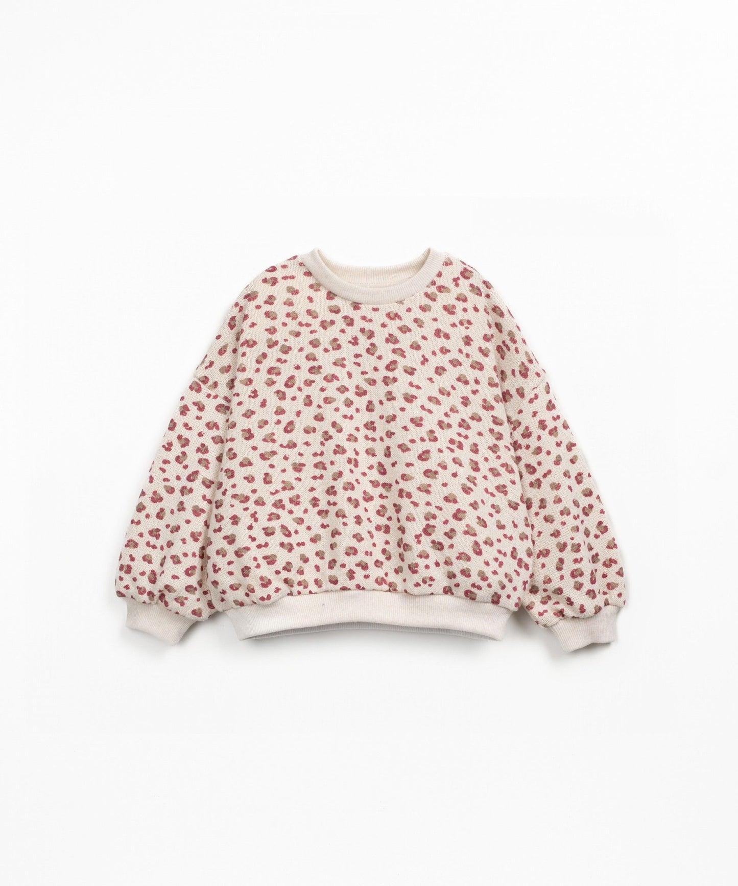 Felpa in cotone con stampa - 90% Cotone rigenerato