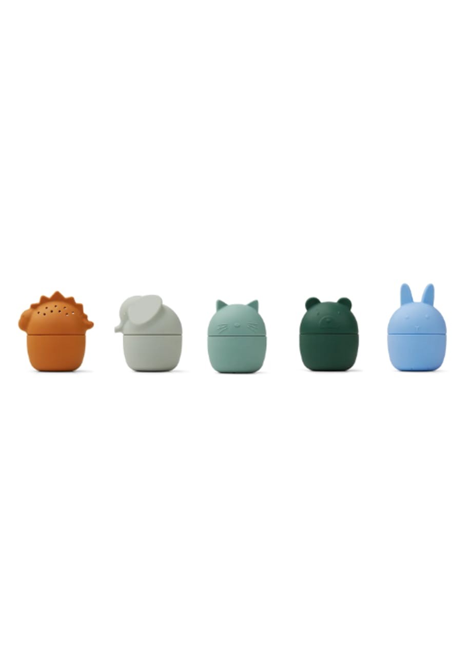 5 giochi bagnetto - 100% silicone