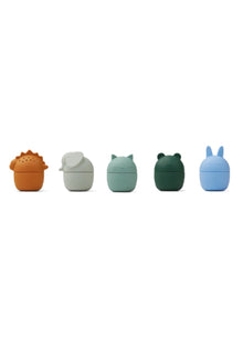 5 giochi bagnetto - 100% silicone