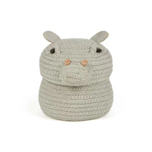 Contenitore porta oggetti Henry l'ippopotamo - 15x15cm