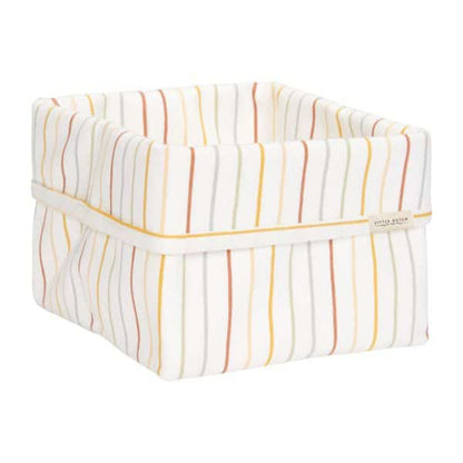 Cestino porta oggetti 15x15x15cm - 100% Cotone Bio