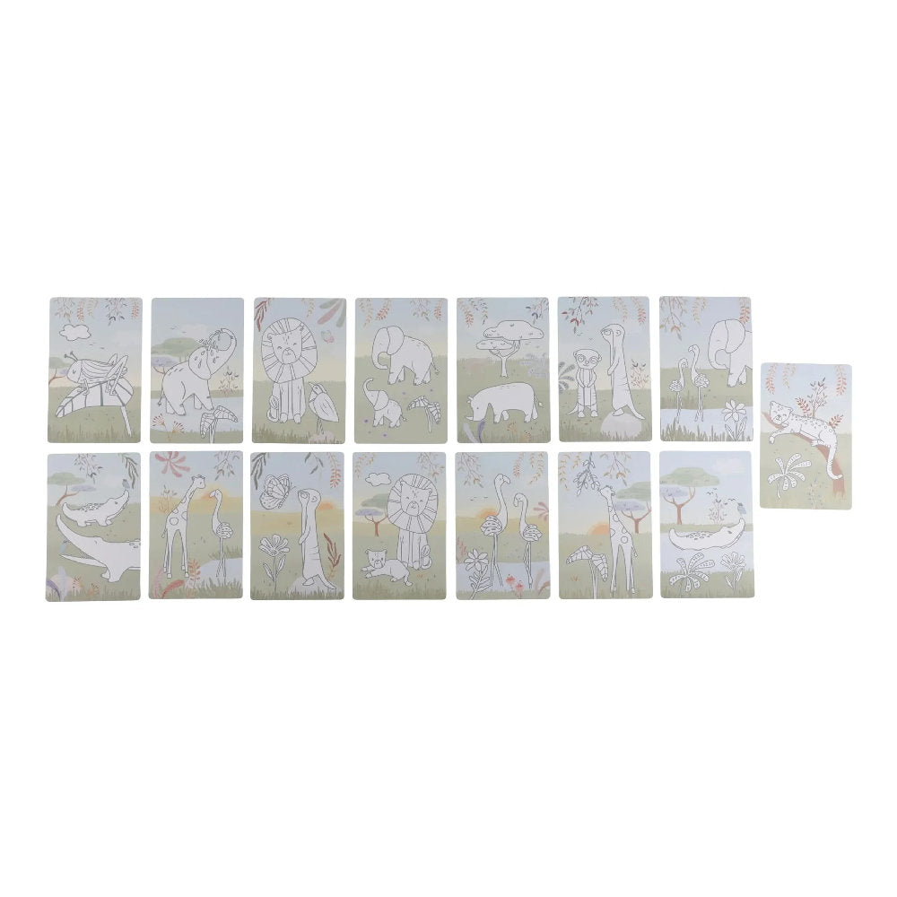 Lavagnetta per disegnare verde - Safari Friends