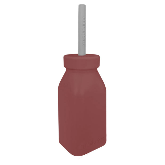 Bottiglia in silicone con cannuccia Straw - 200ml