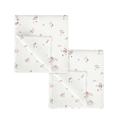 Mussola 60x60cm - Set da 2 pezzi 100% in Bamboo