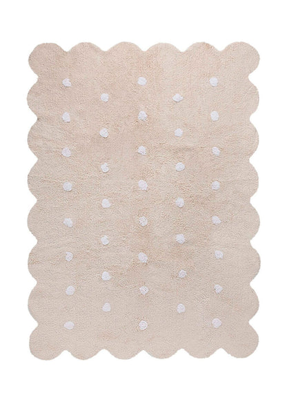 Tappeto lavabile Biscuit Beige - 120x160cm