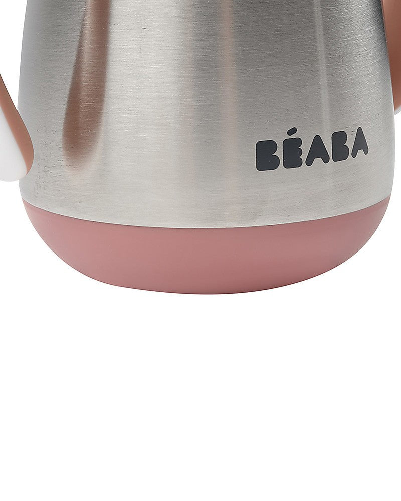 Tazza con cannuccia e manici in acciaio - 250ml