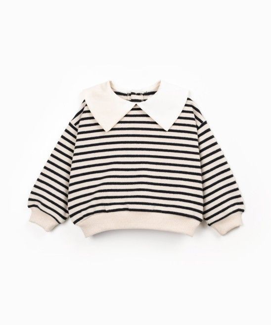 FELPA IN MAGLIA A RIGHE