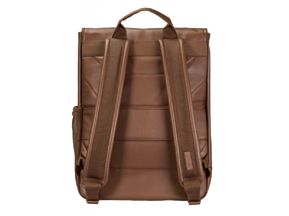 Borsa zaino Premium con fasciatoio - Classic Cognac