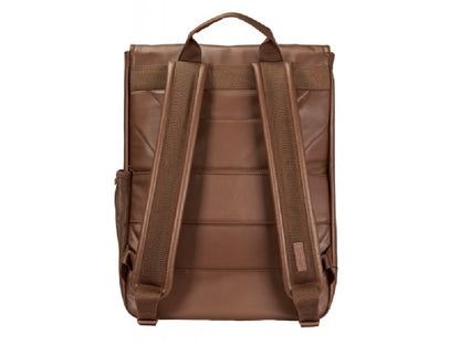 Borsa zaino Premium con fasciatoio - Classic Cognac
