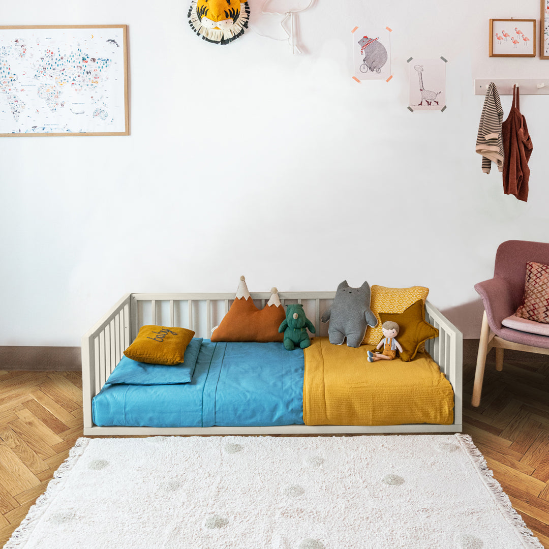 Letto Montessoriano Evolutivo Ettino Nido in Legno (Made in Italy) - 90x200 cm