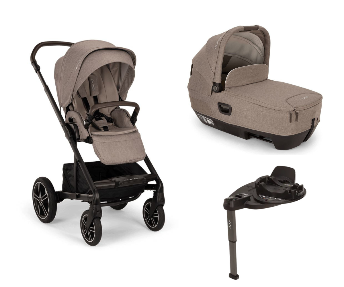 Nuna Duo Mixx Next con navicella Cari e base rotante Curv