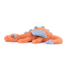 Peluche morbido drago persimmon