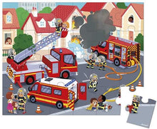 Puzzle per bambini - 24 pezzi - Pompieri