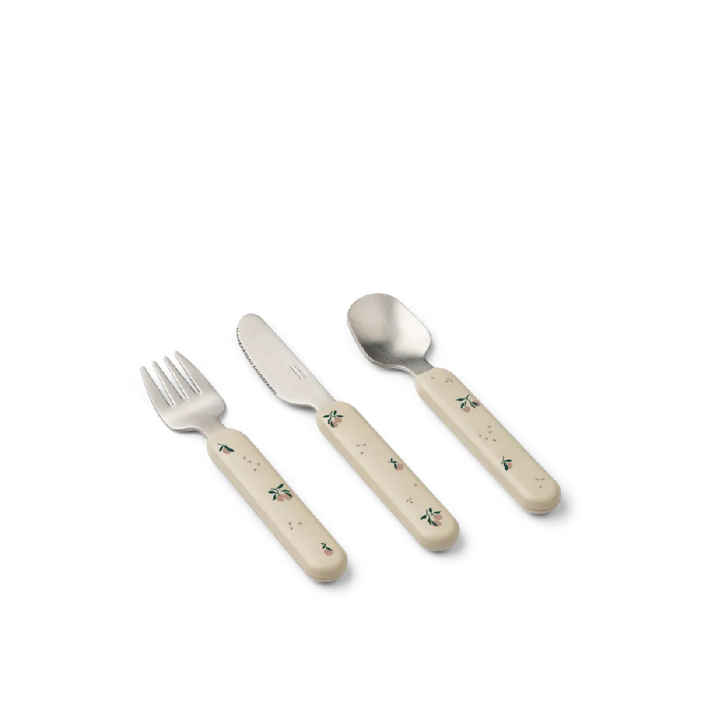 Set Posate Adriana in Acciaio Inox con Manico Ergonomico in ABS (12+ Mesi)