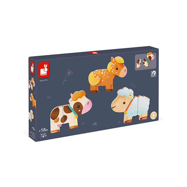 Animali della fattoria - Animali magnetici scomponibili