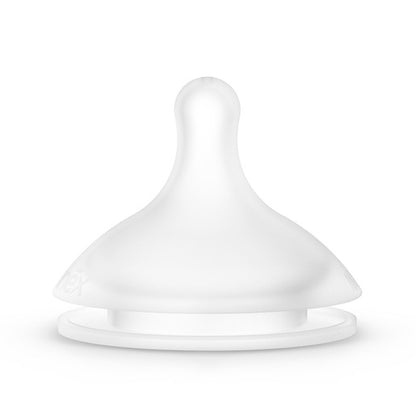 Set 2 tettarelle per biberon in silicone - Disponibile in 3 flussi