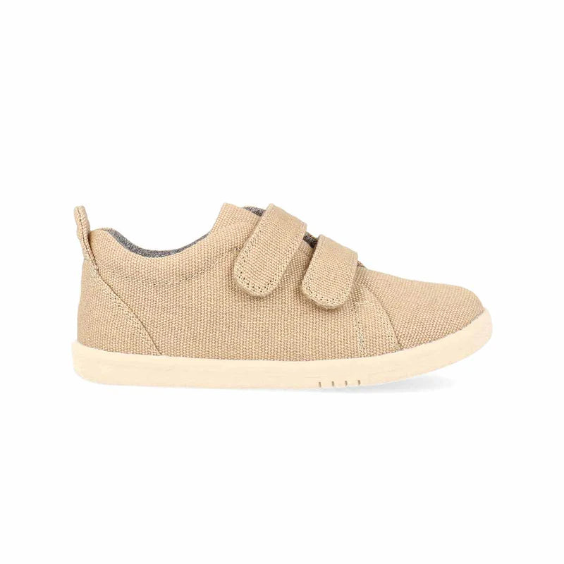 Scarpine Kid Plus Grass Court Canvas - Oat Milk