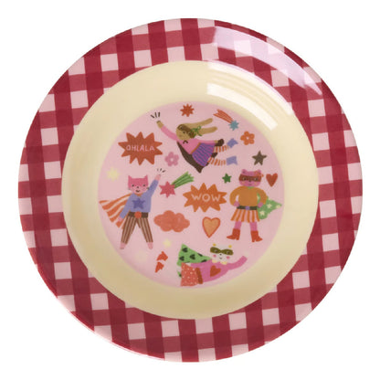 Piatto fondo in melamina Hero - 250ml