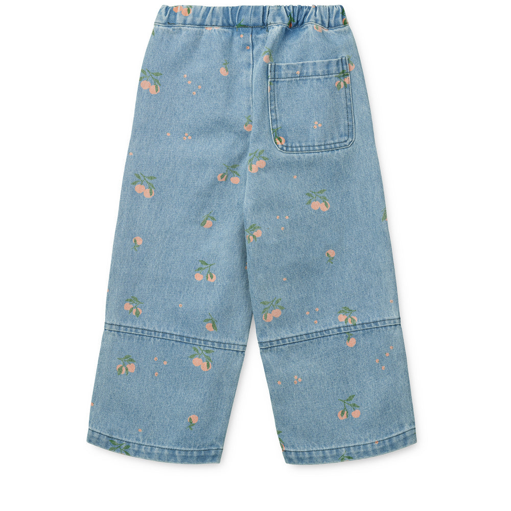 Pantaloni in denim cesar a gamba larga