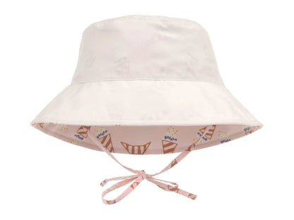Cappellino estivo Reversibile con Laccetti (Protezione UV 80) - Pale Pink
