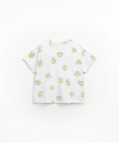 T-shirt in jersey stampato