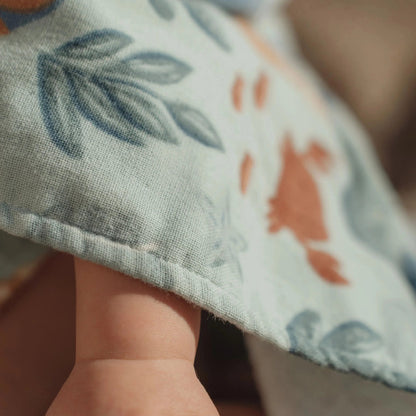 Poncho Mare Bambino 'Ocean Friends' in Mussola e Spugna (Cotone Biologico)
