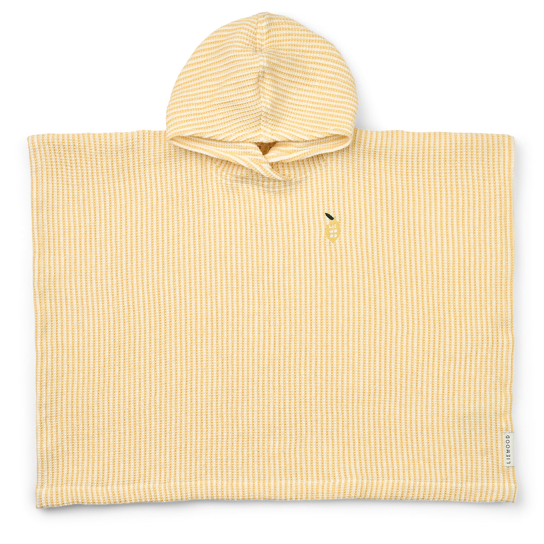 Paco Poncho accappatoio - in Cotone Biologico Waffle