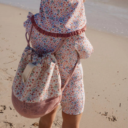 Borsa mare per bambini con Fondo in Rete Anti-Sabbia