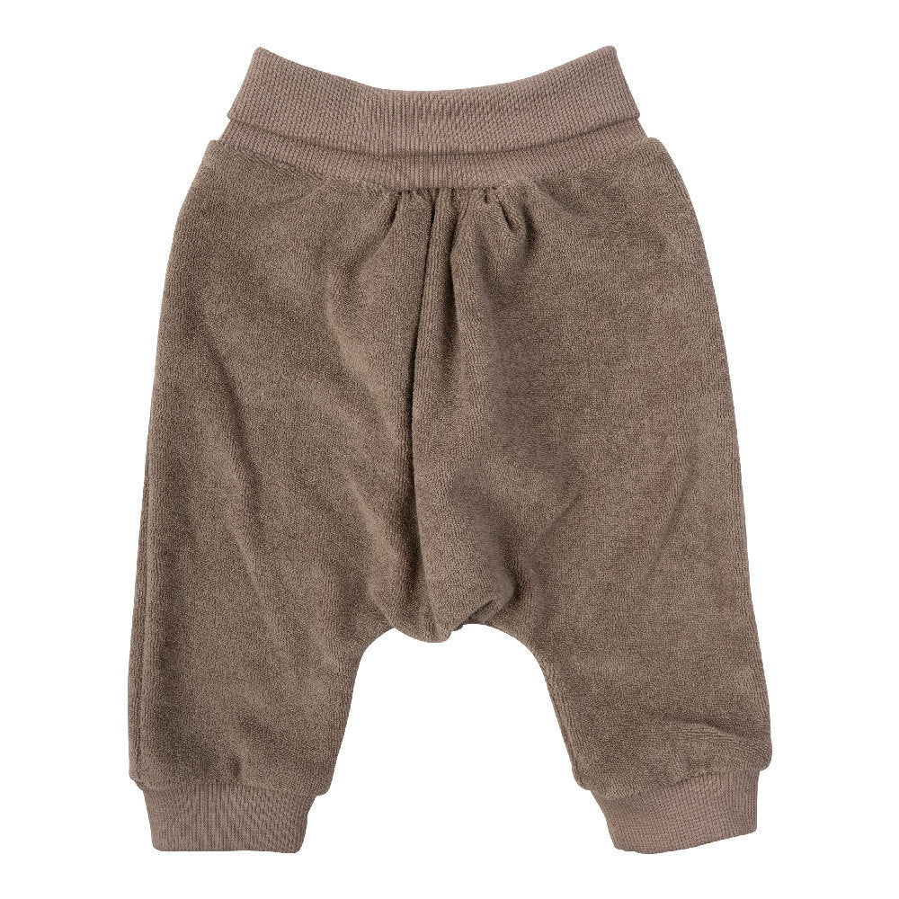 Pantaloni Relax in Spugna di Cotone Organico GOTS
