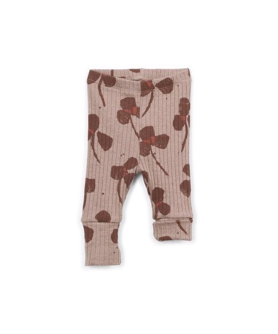 LEGGINGS RIB STAMPATO